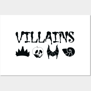 Villains Posters and Art